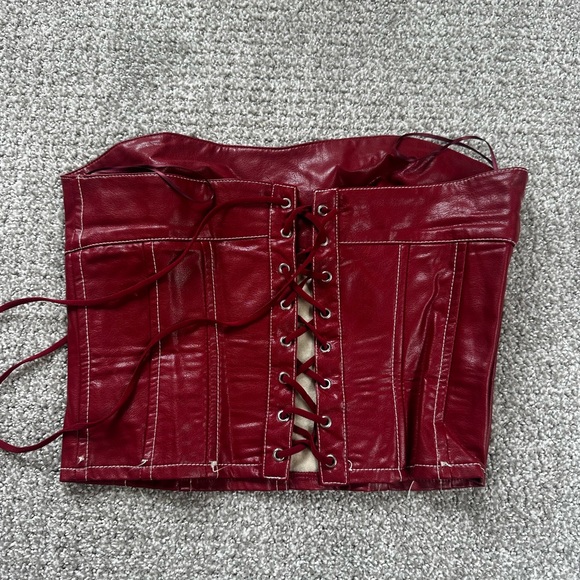 Red Edikted Corset Top - Picture 2 of 2